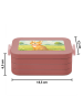 Mr. & Mrs. Panda Bento Box Hund Glück Design ohne Spruch in Rot Pastell