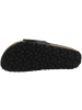 Birkenstock Pantolette Madrid Birko-Flor Lack schmal in schwarz