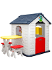 LittleTom Spielhaus mit Tisch 205x165x118cm in Bunt