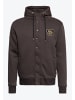 King Kerosin Sweatjacke in Braun