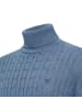 Cappuccino Italia Pullover Aosta Cable in Blau