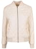 Urban Classics Urban Classics Damen Ladies Diamond Quilt Nylon Jacket in whitesand