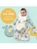 Schlummersack Babyschlafsack, 2.5 TOG in Weiß-Blau