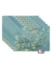 OnlyWow Platzset - Tischset (6-teilig) Pastellblau, abwaschbar