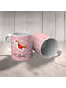 Mr. & Mrs. Panda Kindertasse Einhorn Super mit Spruch in Rot Pastell