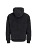 Jack and Jones Jornorrebro EMB Teddy Sweat Hood in Anthrazit