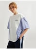 KOTON TSHIRT SS in Grauweiß
