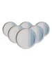 Ritzenhoff & Breker 6er Set Frühstücksteller Trio ø 19,5 cm in Blau