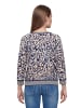 Betty Barclay Strickpullover mit Tunnelzug in Dark Blue/Beige