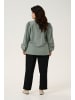 KAFFE curve Langarm-Bluse KCmai Regular fit in Balsam Green