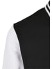 STARTER College Jacket in black/white