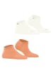 Burlington Sneakersocken Everyday 2-Pack in Peach