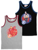 Avengers 2er Pack Marvel The Avengers Unterhemd in grau/schwarz
