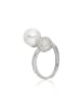 Lulu & Jane Ring aus Messing in silber