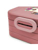 Mr. & Mrs. Panda Bento Box Pinguin Kokosnuss Motiv mit Spruch in Rot Pastell