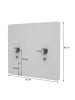 MCW Akustik-Tischtrennwand G75, 60x65cm beige