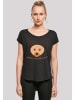 F4NT4STIC Long Cut T-Shirt Red Nose Weihnachten in schwarz