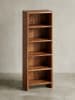 KADIMA DESIGN CD Regal MUMBAI Massivholz Standregal 90 cm hoch in Massivholz