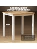 HOMCOM Esstisch-69L x 69B x 75H cm-Eiche