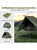 COSTWAY Campingbett mit Zelt für 2 Personen in Grün