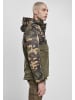 Urban Classics Windbreaker in olive/wood camo