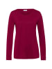 Hanro Schlafanzug Shirt Langarm Sleep & Lounge in Burgundy