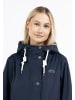 ICEBOUND Damen Regenjacke Mit Innenprint in Marine