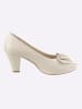 Andrea Conti Peeptoe in creme