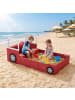 COSTWAY Sandkasten im Feuerwehrauto-Design in Rot