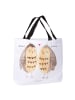 Mr. & Mrs. Panda Strandtasche Eulen Liebe ohne Spruch in Weiß