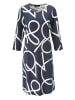 Aniston SELECTED Jerseykleid in marine-offwite