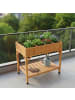 relaxdays Hochbeet in Orange - (B)91 x (H)81,5 x (T)62 cm