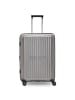 Pactastic Collection 01 4-Rollen Trolley 67 cm mit Dehnfalte in grey-coffee metallic