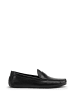 Wittchen Men's slip-on half-boots made of genuine leather in Black