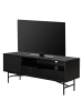 home24 home24 TV-Lowboard im skandinavischen Stil in Eiche Schwarz