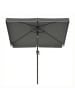 SONGMICS Sonnenschirm Sheld in Grau - (B)200 x (H)250 x (T)300 cm