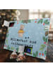 Mr. & Mrs. Panda Adventskalender Müllwerker Leidenschaft mit Spruch in Eisblau