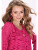 IZIA Women Cardigan in fuchsia