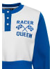Queen Kerosin Queen Kerosin Pullover Racer Queen in weiß