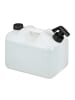 relaxdays Wasserkanister in Weiß/ Schwarz - 10 Liter