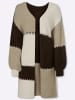 Heine Strickjacke in champagner-sesam-gestreift