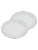 Ritzenhoff & Breker 2er Set Servierplatten Geo 32 x 21 cm beige in beige