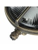 Licht-Erlebnisse Außen Wandlampe Ø 18 x (H)18 cm in Messing AntikMessing Antik