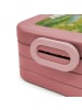 Mr. & Mrs. Panda Snackbox Otter Blumenstrauß Design ohne Spruch in Rot Pastell