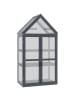 Outsunny Gewächshaus 70,5L x 42B x 132H cm Grau