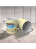 Mr. & Mrs. Panda Kindertasse Kaffee Tasse mit Spruch in Gelb Pastell