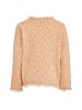 NALLY Damen Strickjacke in Orange Mehrfarbig