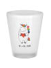 Mr. & Mrs. Panda Schnapsglas Einhorn Herz ohne Spruch in Transparent