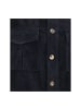 Brunello Cucinelli Blau Wildleder Leder Hemd Jacke