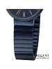Regent Armbanduhr Regent Metallarmband dunkelblau extra groß (ca. 29mm)